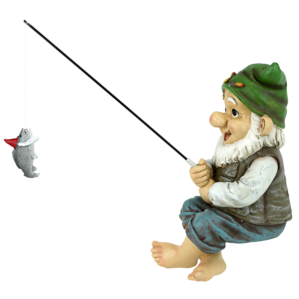 Image Thumbnail for Dt Ziggy The Fishing Gnome Statue